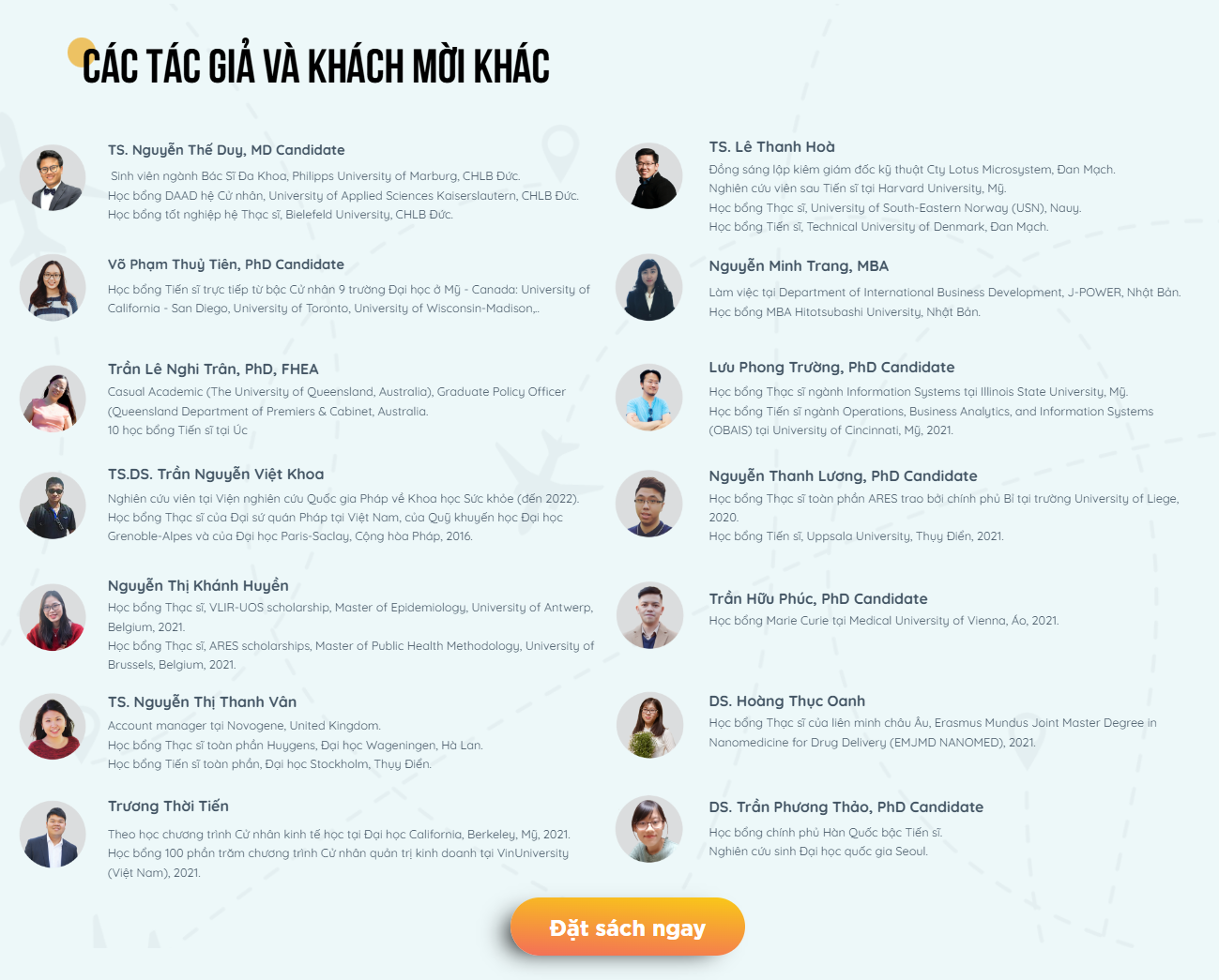 List of all contributing authors